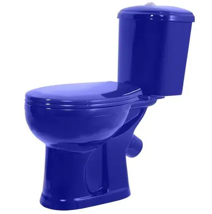 Фото №0 Унитаз-Компакт Дора синий Стандарт (моно)