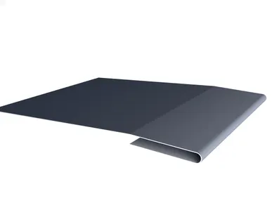 фото Планка начальная 0,5 Quarzit lite с пленкой RAL 7024 мокрый асфальт