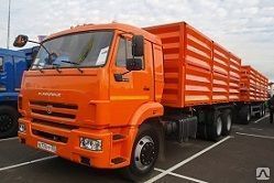 фото Автопоезд зерновоз в составе автомобиля камаз45144+ прицеп 8538