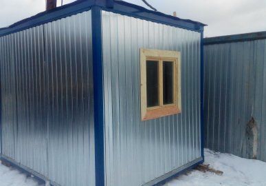 фото Строительный вагончик 3*2,4, утепление 50, вагонка, без перегородки