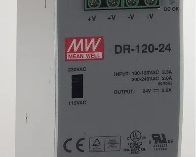 фото Блок питания DR-120 (вых DC 24V)