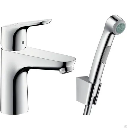 Фото №0 Смеситель для раковины с донным клапаном Push-Open Hansgrohe Focus 31927000