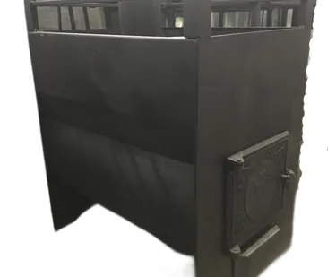 фото Печь для бани "Мустанг 3 Стандарт 500" 426-8 мм/6 мм d-114