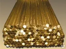 Фото №0 Шестигранник латунный Л63 22