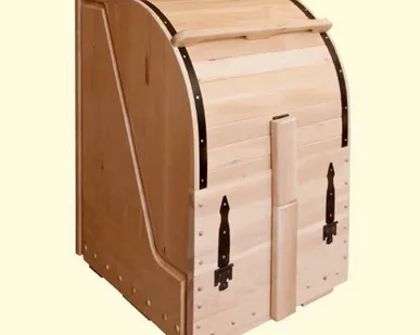 фото Кедровая фитобочка "Квадратная из массива"