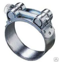 фото Болтовой хомут силового типа надежное соединения для рукавов 40-43 мм