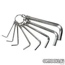 Фото №0 Набор шестигранных штифтовых ключей (8 предметов) 2,5-10 мм 100640 HAUPA