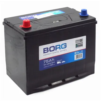 Фото №0 Аккумулятор BORG Standard Asia 80D26R 75 Ач п.п. (ТУРЦИЯ)