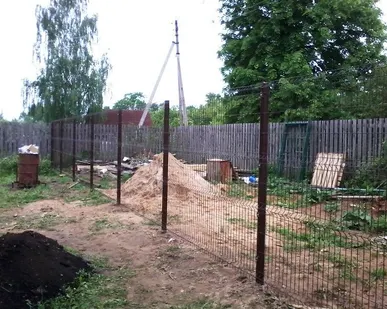 фото Забор панельное ограждение