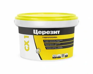 фото Гидропломба CERESIT CX 1 Блиццемент 2 кг