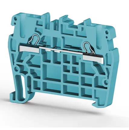 Фото №0 Klemsan Клеммник пружинный быстрозажимной (Push in), 2,5 мм.кв. (синий); PYK2,5