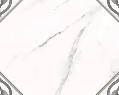 фото Керамический гранит CERSANIT Gretta 298x298 узоры белый рельеф. 16064 (A16064)