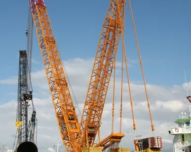 фото Аренда гусеничного крана Liebherr LR 1750