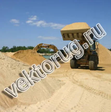 Фото №0 Песок речной с доставкой