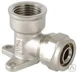 фото Угольник обжимной с креплением 20х3/4" В