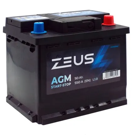Фото №0 Аккумулятор ZEUS AGM 50 Ач о.п.