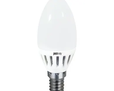 фото Лампа светодиодная 5.0Вт PLED-ECO-C37 5w E27 4000K 400Lm свеча, холодный.28