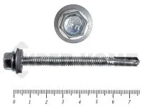 Фото №0 Саморез кровельный, с увеличенным сверлом PT-5 15мм, 6,3х76 Kn KENNER Средняя фасовка (80шт)