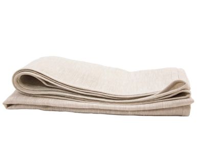фото Полотенце банное Linen Steam Натюрель (100х140 см, бежевый, 100% лён)
