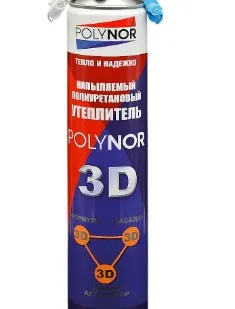 фото Напыляемый утеплитель POLYNOR 3D
