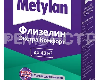 фото Клей обойный 0,3кг Флизелин Экстра Комфорт (2719339) МЕТИЛАН (18) ВС (ЭК) П