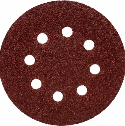 Фото №0 Круг шлифовальный 8 отверстий, d125, Р150 (под липучку) //5