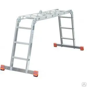 Фото №0 Шарнирная универсальная стремянка-трансформер krause multimatic 120649