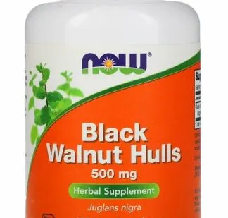 фото Now Black Walnut Hulls 500 мг, 100 капс.