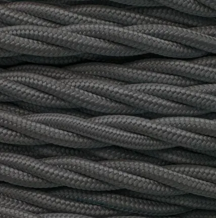 Фото №0 Провод 2х1.5 Графит матов. (уп.20м) Bironi B1-424-713-20