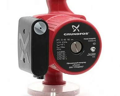 фото Насос циркуляционный Grundfos UPS 25-80 180 c гайками (бытовой, 1х230)