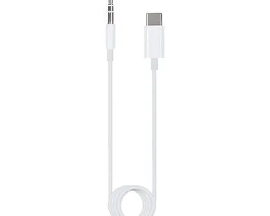 фото Аудиокабель JH-CM21 (Type-C to 3.5mm mini jack) 1 м, белый