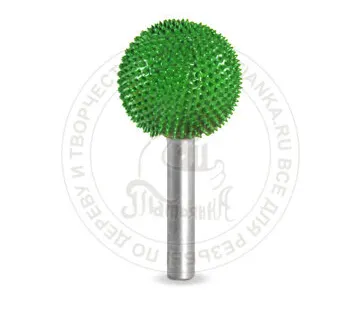 фото 6S1-70 - шар, Ø хвостовика 6мм X Ø фрезы 25,4мм (coarse/зеленая)