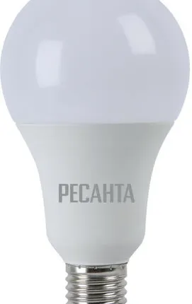 Фото №0 Лампа светодиодная РЕСАНТА LL-R-A80-20W-230-3K-E27