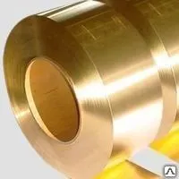 Фото №0 Лента бронзовая 0.12 мм марка БрКМц БрАЖ БрАМЦ БрА7 БрОФ БрБ2 БрХ ASTM