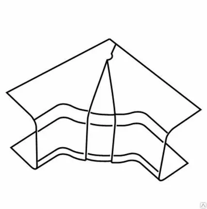 Фото №0 Угол внутренний изменяемый RIA 100x40 для Arc-LAN