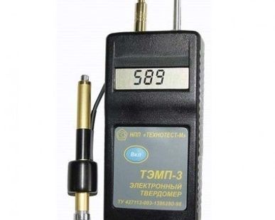 фото Динамический твердомер ТЭМП-3 (пластмассовый корпус, с поверкой)