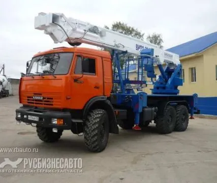 Фото №0 Автогидроподъемник ВИПО-36-01 на шасси КАМАЗ-43118 (6х6)