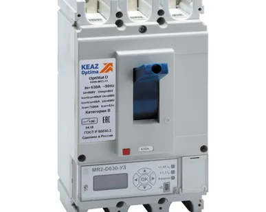 фото Выключатель автоматический 400А 40кА OptiMat D400N MR2 У3 КЭАЗ 249225
