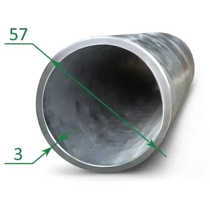 Фото №0 Труба оцинкованная эсв 57x3