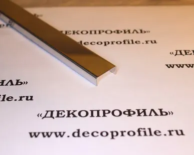 фото Бордюр СТАЛЬ 2,7 м - Сталь шлифованная - 8х20 мм - 2,7 м - 430 - Без покрытия