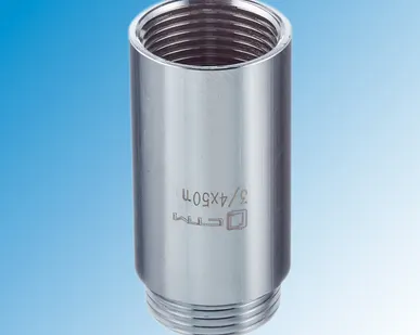 фото Удлинитель никелированный 3/4″х50 мм внутренняя/наружная резьба