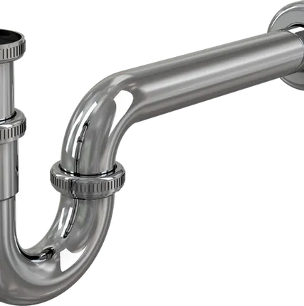 Фото №0 Сифон для биде AlcaPlast хром A45E