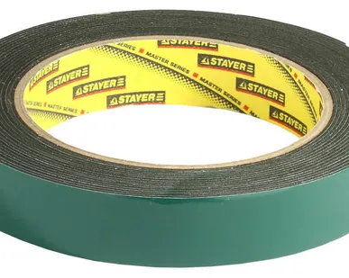 фото Двухсторонняя клейкая лента - 19мм*10м - вспененная основа