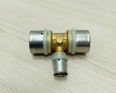 фото Пресс тройник 32х16х32, Hydrosta, переходной (редукционный), профиль TH пресс клещей, 1 шт