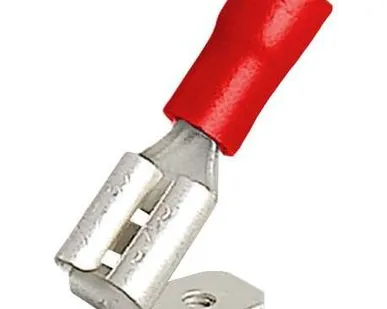 фото Клемма плоская изолированная (гнездо+штекер-7.4мм+6.3мм) 0.5-1.5кв.мм (PDDD1.25-250) Rexant 08-0414