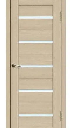 Фото №0 Дверь межкомнатная 206 (La Stella) стекло матовое, экошпон, Ясень Латте 2000х700мм