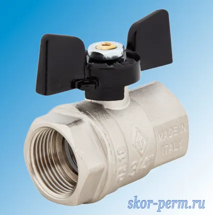 Фото №0 Кран шаровой BUGATTI 20 бабочка г/г