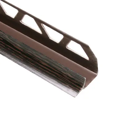 Фото №0 Раскладка под плитку Идеал внутренняя Венге / 301 8 мм 2,5 м Вп8 301/ВНГ***