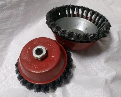 фото Щетка-чашка на болгарку "4", жесткая щетина [У1478]