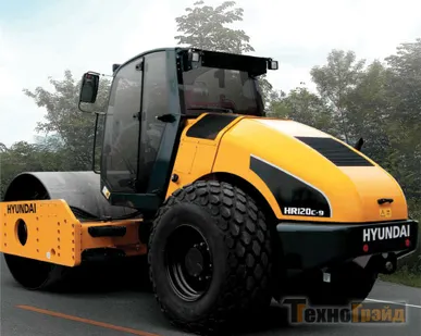 фото Грунтовый каток Hyundai HR140C-9